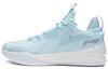 Scarpe da Basket LiNing Flash 2.0 Resistenti all'Abrasione Traspiranti Basse da Uomo Colore Blu Ghiaccio Chiaro ABAS099-5