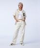 Santokalle Washed Wide Cotton Pants (Cream)