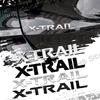Adesivo Emblema 3D ABS para Carro Para X-Trail Logo X Train T30 T31 2007-2015 T32 2014-2022 T33 2021 N32 Decalques Acessórios