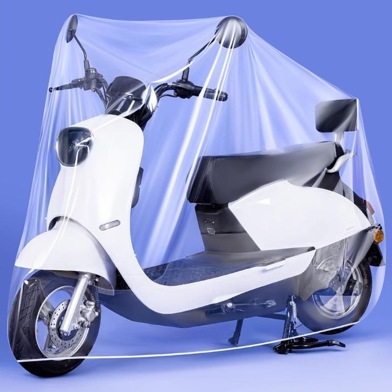 Housse de Pluie Imperméable pour Moto Scooter Protection Extérieure contre le Soleil Anti-poussière Protecteur