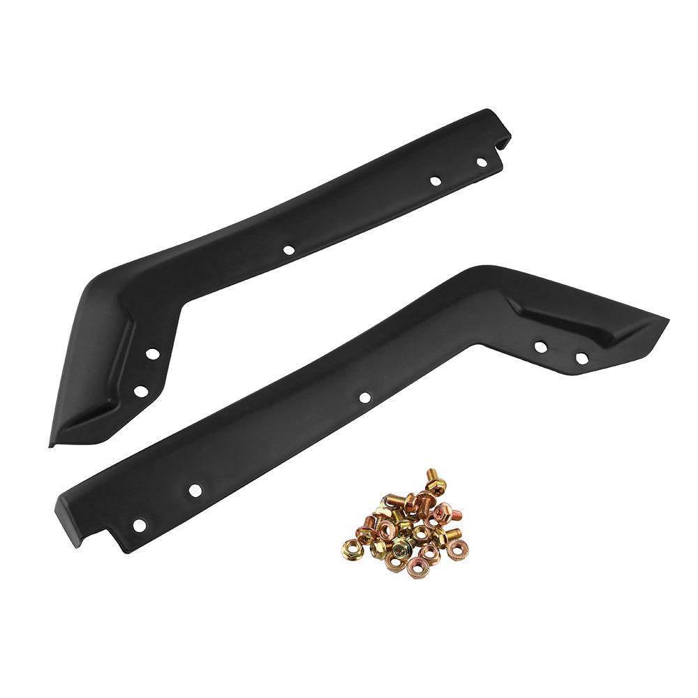 1Pair Black Rear Spat Bumper Valance Lip Spoiler ABS Cornerite For 2015- Subaru WRX STI