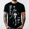 Gorący amerykański T-shirt z krótkim rękawem z lat 2000. dla mężczyzn Y2k Top Nadruk Horrorowy Damska Codzienna Streetwear Emo Dziewczyna Bawełniany T-shirt