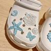 1 Set Doe-het-zelf Klompen Sandalen Tuinschoen Decor Leuke Zeester Schelp Hars Schoenbedels Accessoires Gespen Strandtas Spelden Meisjes Cadeaus