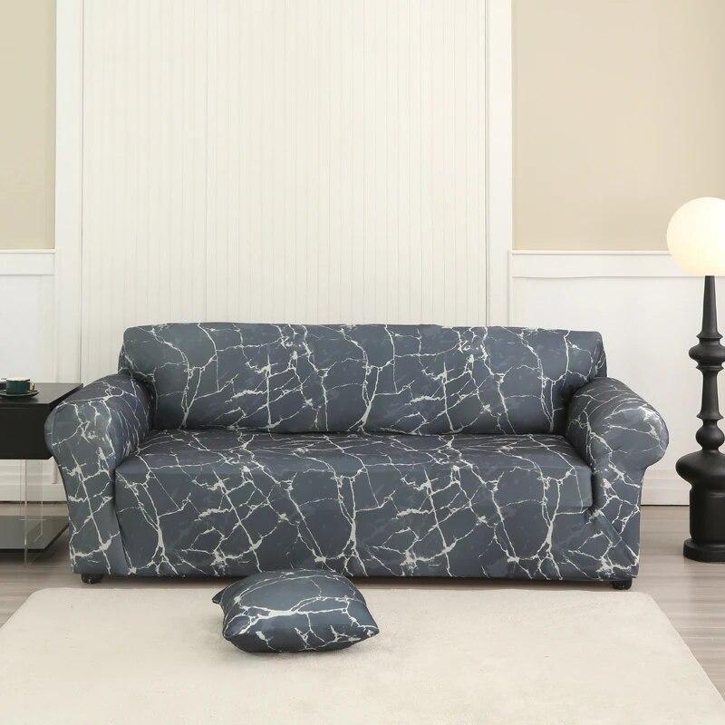 Geometric Sofa Slipcovers Elastic Sofa Cover for Living Room Sectional Corner L-shape Chair Protector Couch Cover 1/2/3/4 Seater