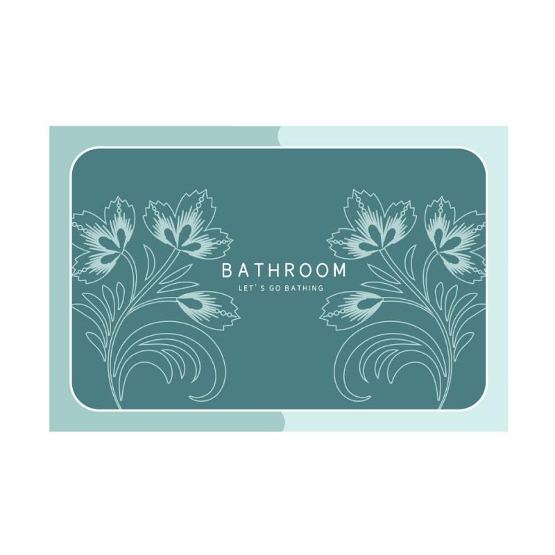 Soft Diatomite Bath Mat Non-Slip Absorbent Floor Bathroom Toilet Entrance Quick Dry Door Modern Minimalist