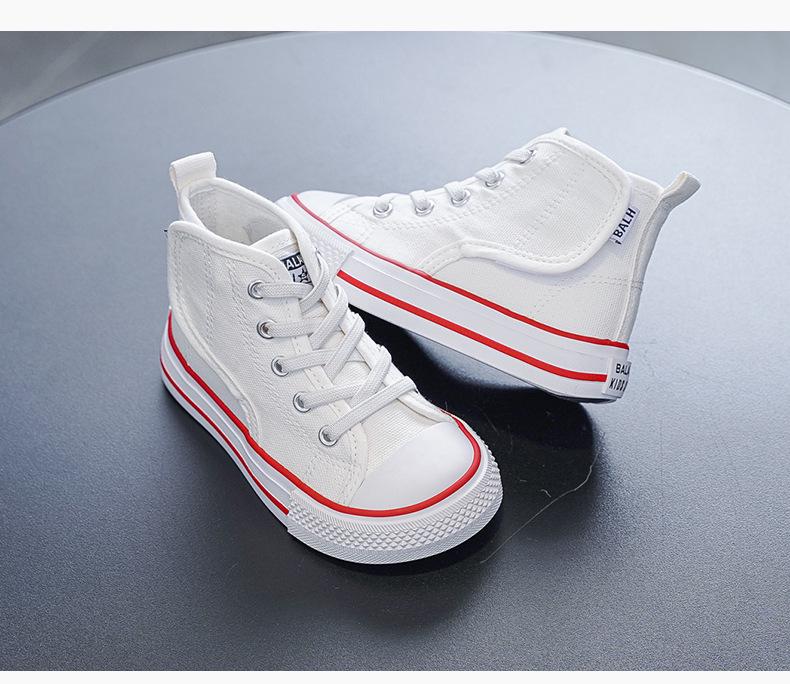 2025 Autumn New Kids' Canvas Shoes, Magic Tape, Elastic Band - Boys' & Girls' School Shoes