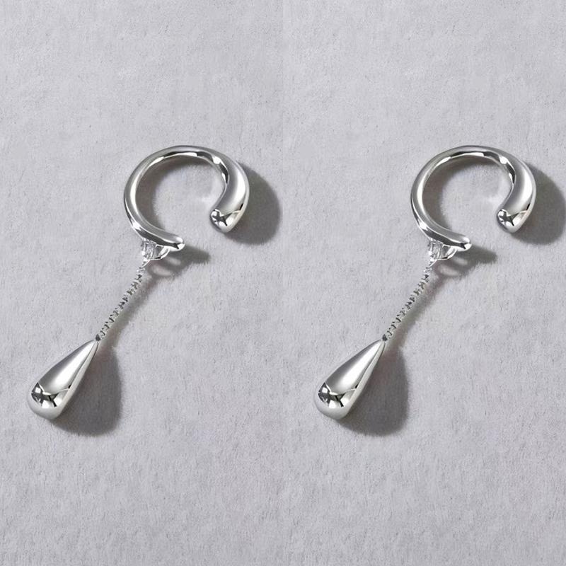 Simple Personality Tassel Drop Pendant Ear Bone Clip  Feminine Exquisite Party Accessories