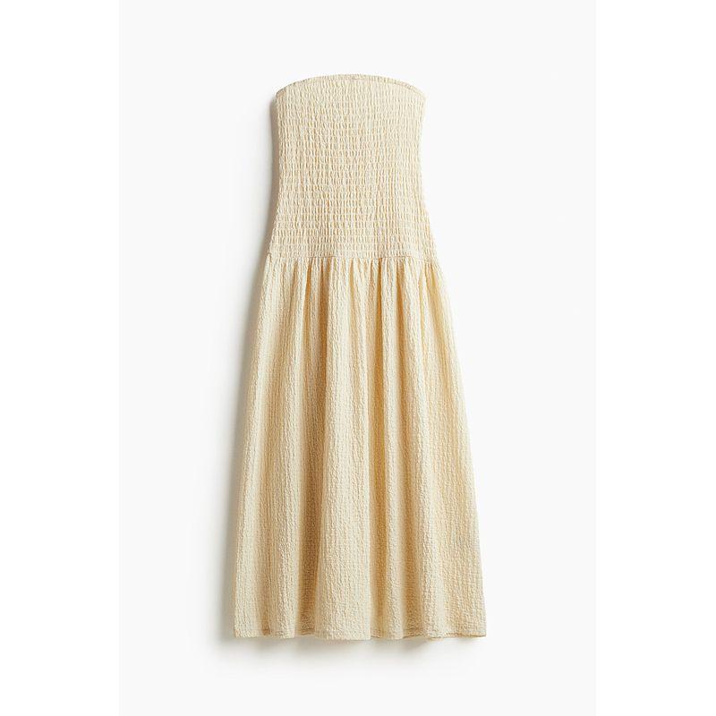 

HM Women s Clothing Dress Summer 2025 New Fashion Casual Pleated Tied Dress Dress 1290596