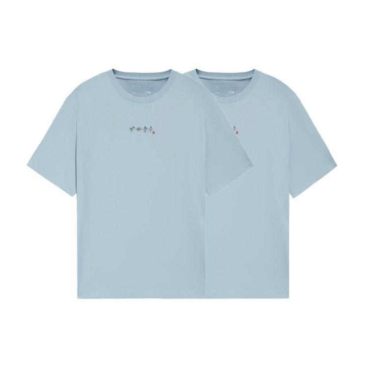 Li Ning Sports Life Collection T Shirt Men's Blue AHSS371-6