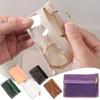 Portable Zipper Pouch Velvet Jewelry Box Earrings Necklace Ring Bracelet Trinkets Accessory Travel Water-proof Dustproof Bag