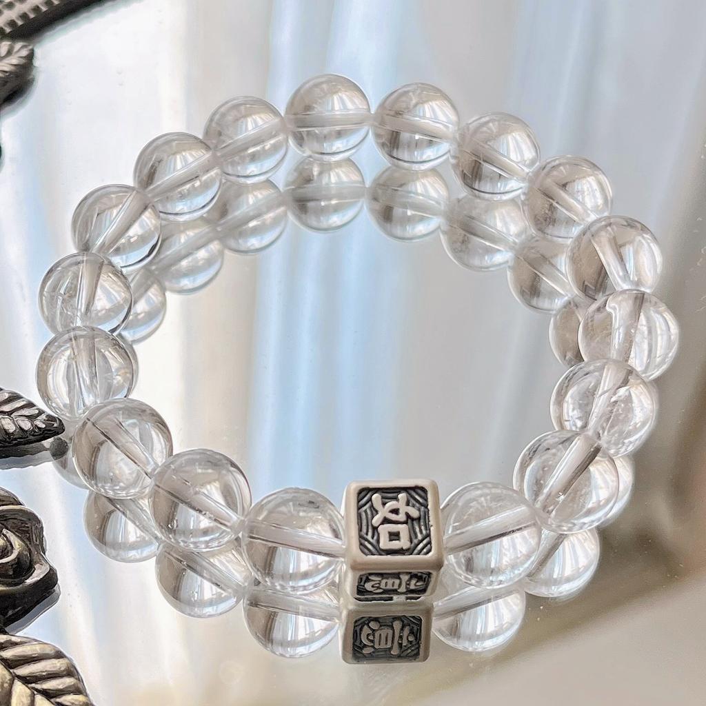 10M925 Silber Design Hochwertiges Weißes Kristallarmband