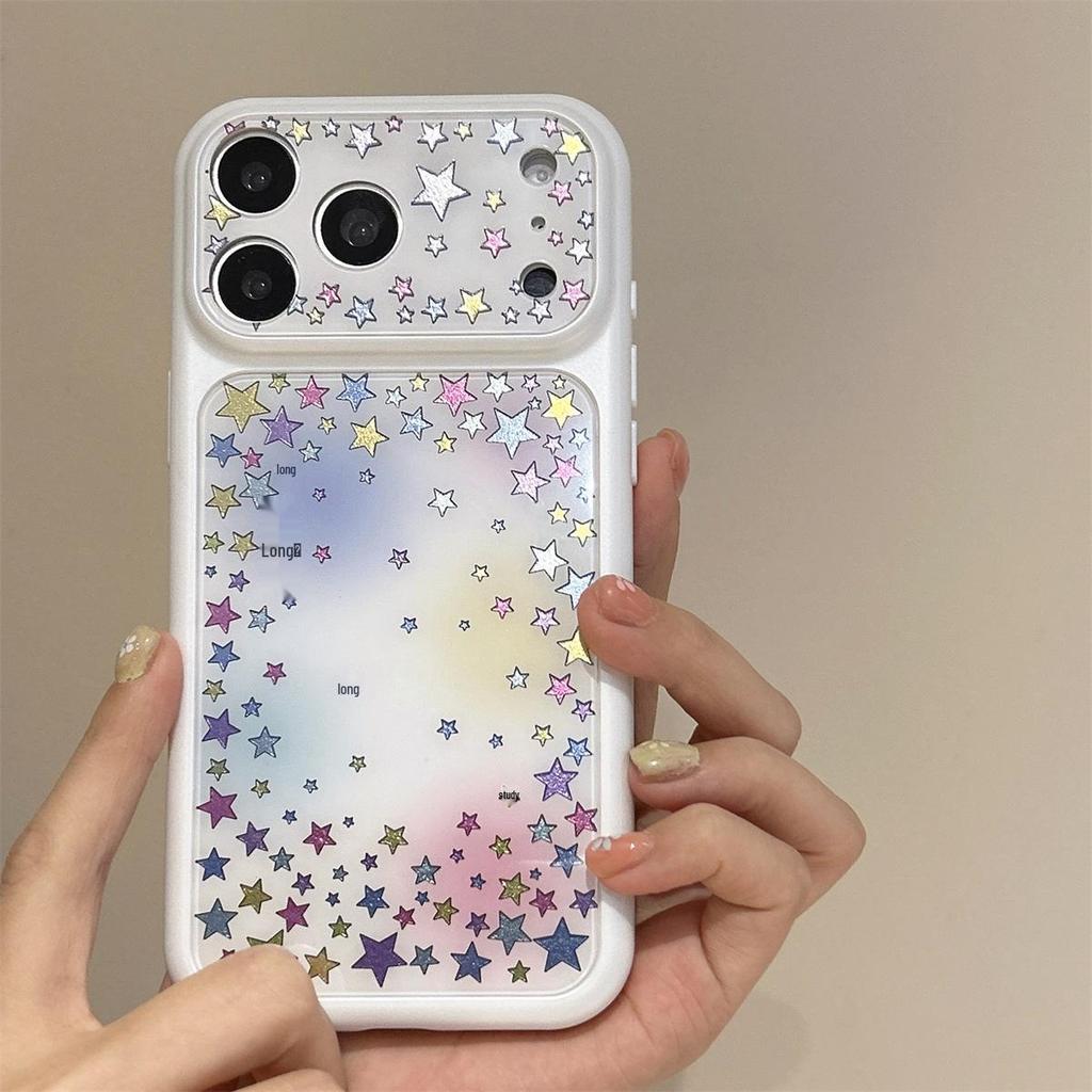 Star Gradient Drop-proof Phone Case for iPhone 15 Compatible with Apple 17/16 PROMAX