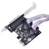 PCIE to 2 DB9 RS232 Serial Ports   1 DB25 Parallel LPT Port Adapter Card for Desktops