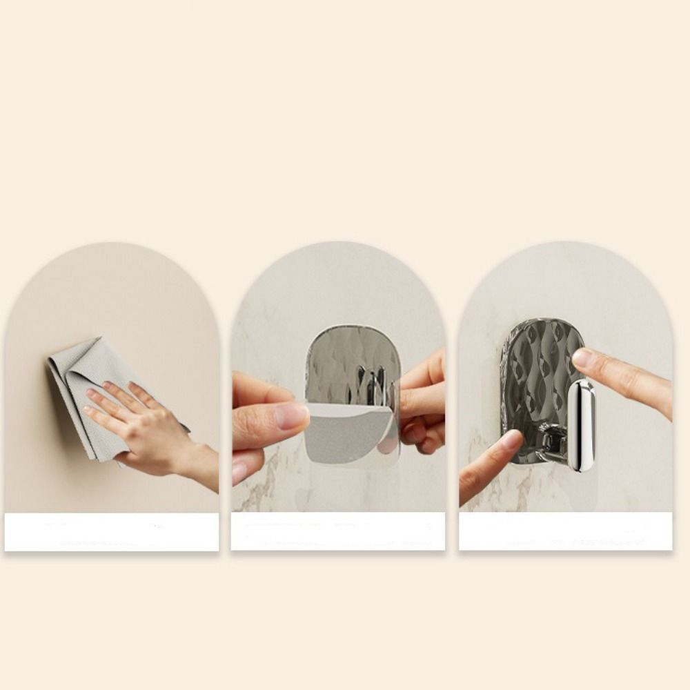 20pcs Transparent Necklace Storage Rack Wall Mounted Jewelry Display Rack Wall Hook  Kitchen