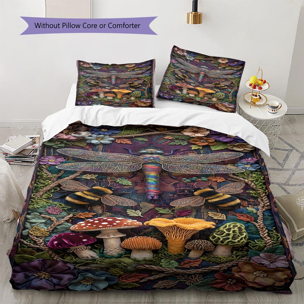 Mellow Feeling Bedding Quilt Set Quilt Cover Pillowcase Home Decoration Birthday Gift (1 * duvet cover + 2 * pillowcase, without core)