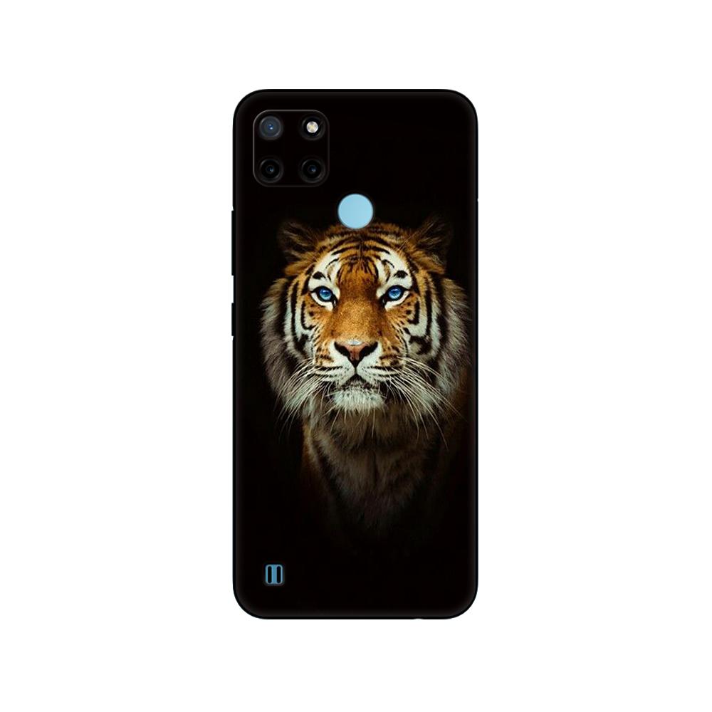 For Realme C21Y C25Y Case Silicon Phone Back Cover For OPPO Realme C21Y C25Y 4G Soft Case RMX3261 Coque 6.5inch Black Tpu Case