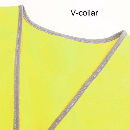 Warnweste mit hoher Sichtbarkeit und mehreren Taschen, Sicherheitsstrickgewebe, reflektierende Weste, Kleidung