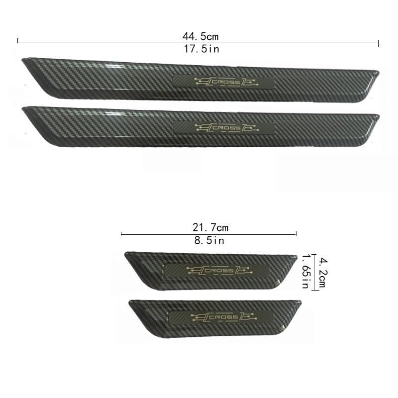 Blister Packaging Car Door Sill Protector - Anti-Scratch for CROSS, SKY, SPORT, TITANIUM Models.
