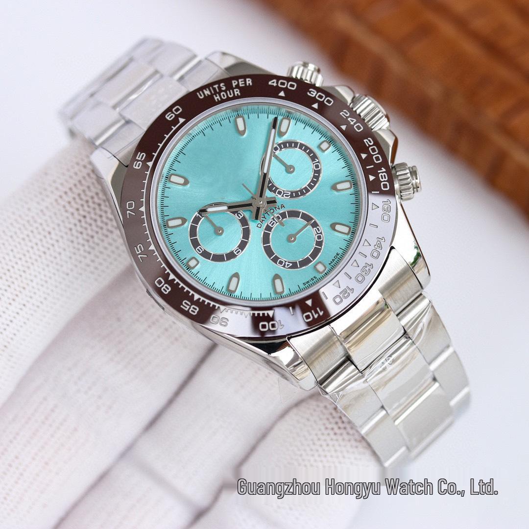 

Мужские часы-хронограф с автоподзаводом Danilou Daytona Panda синий