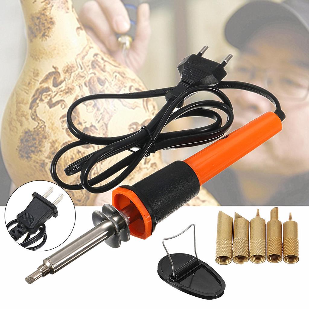 Buy 7Pcs Profesional Hobby Crafts Wood Burning Pen Kit Set Soldering