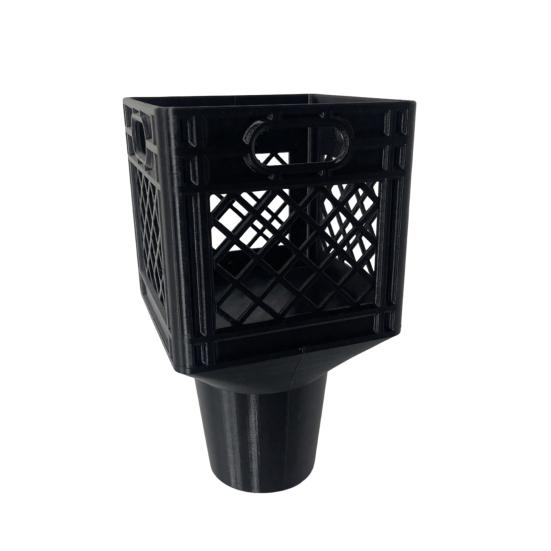 

Car Cup Holder Expander for Half Gallon Square Milk Jug, Classic Milk Crate Style Adapter, Universal Car Interior Organizer for Truck SUV чорний