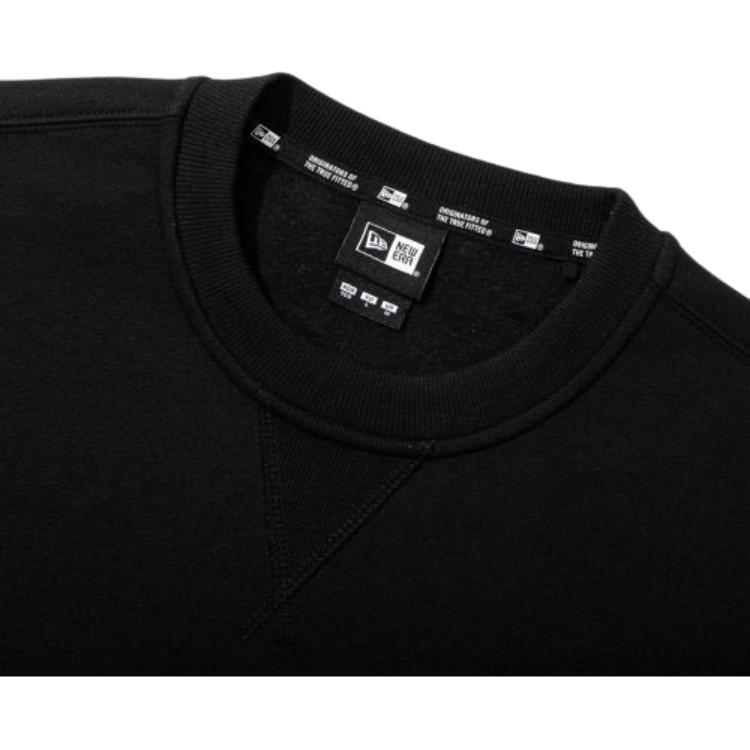 New Era MLB Series New York Yankees Letter Logo Printed Long Sleeve Crewneck American Sweatshirt Unisex sweatshirt Black 12866599