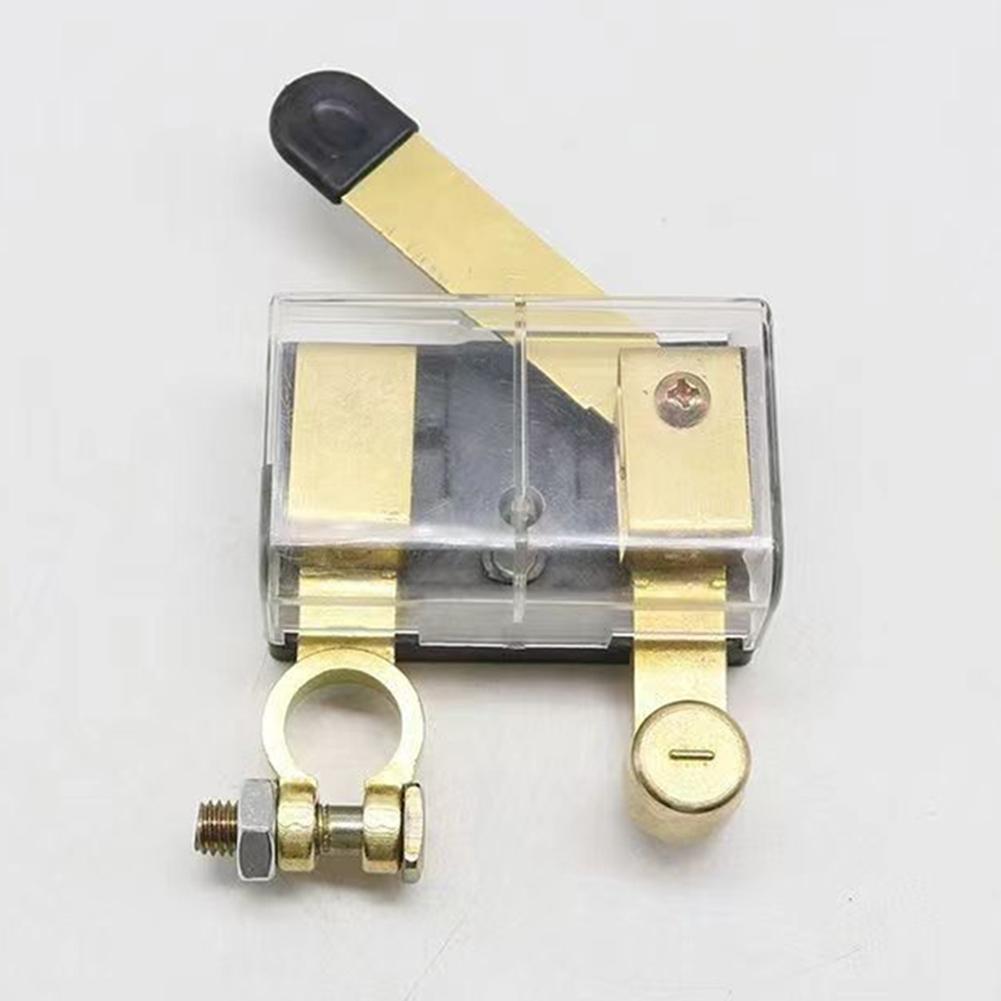 12V 24V Battery Switch Battery Terminal Cut Off Switch Safety Protection Features For Trucks 12V 24V Battery Disconnect Switch