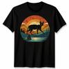 Sphynx Cat Retro Sunset Animals Graphic Tee Men’s T-Shirt Women’s Top