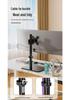 Height-Adjustable Rotating Computer Monitor Stand for 22-34 Inch Screens