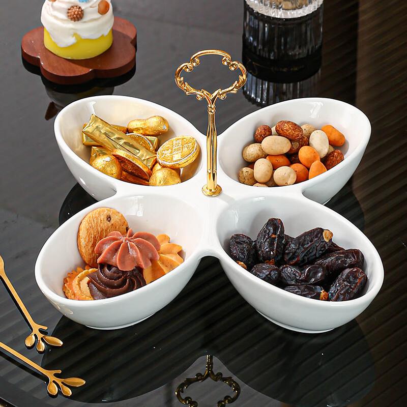 Ruhan Ceramic Divided Snack Plate