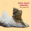 Vintage Brass Conch Ornaments Home Office Desktop Tea Pet Tea Accessories Fish Tank Micro Landscape Aquascape Decorative Crafts