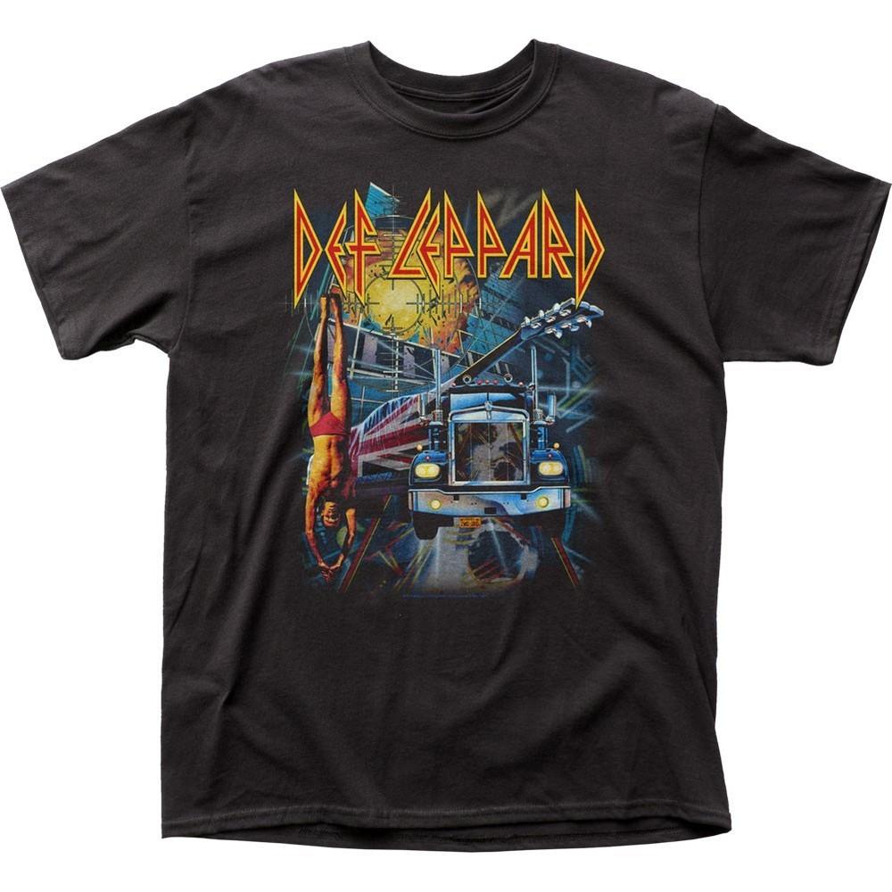 

Def Leppard Box Set Mens T Shirt Music Classic Concert Rock Band Tee New Black Unisex T-Shirt S