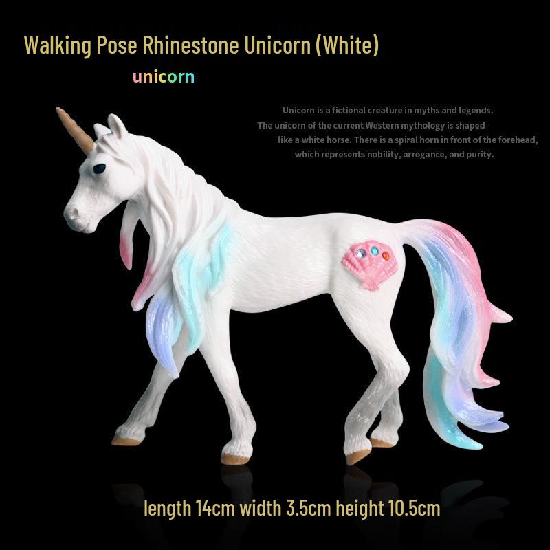 Children s Mythical Unicorn Pegasus Figurines - Educational Desktop Ornaments