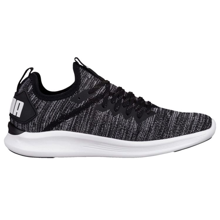 Puma Ignite Flash Evoknit Low Top Sports Shoes Women Sneakers Black Gray 190511-01