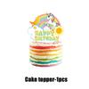 Cartoon Rainbow Unicorn Birthday Decoration Balloon Unicorn Plate Tablecloth Cake Decoration Party Supplies Birthday Gift