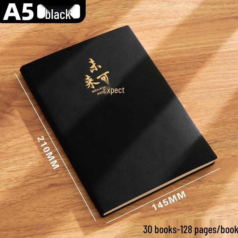 2025 A5 Business Notebook: Soft Leather Travel & Work Diary