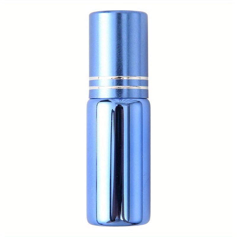 5ml Bright colors Refillable Glass Essential Oil Roller Bottles With Metal Roller Ball for Fragrance Perfume
