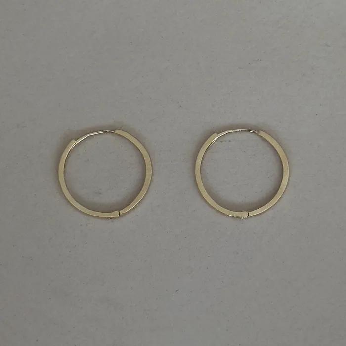 14k Minimal hoop earrings