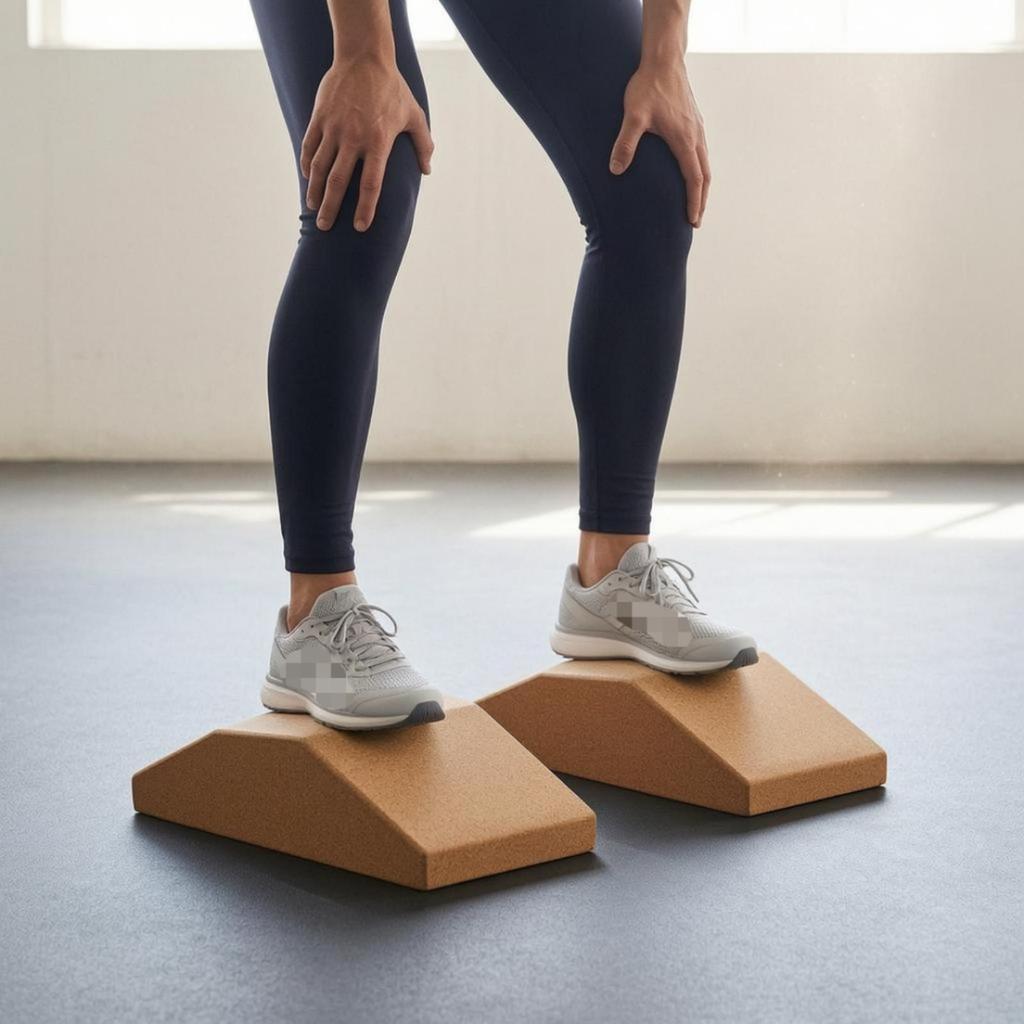 Cork Squat Sloped Block Support Angular
