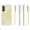 For Samsung Galaxy A56 5G Clear TPU Case WANLONFENG TM Series 2.0mm Phone Back Cover