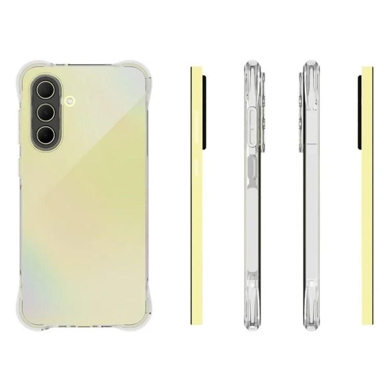 For Samsung Galaxy A56 5G Clear TPU Case WANLONFENG TM Series 2.0mm Phone Back Cover