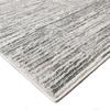 Extra-soft Living Room Rug Pattern Lines Grey Cream 120x170