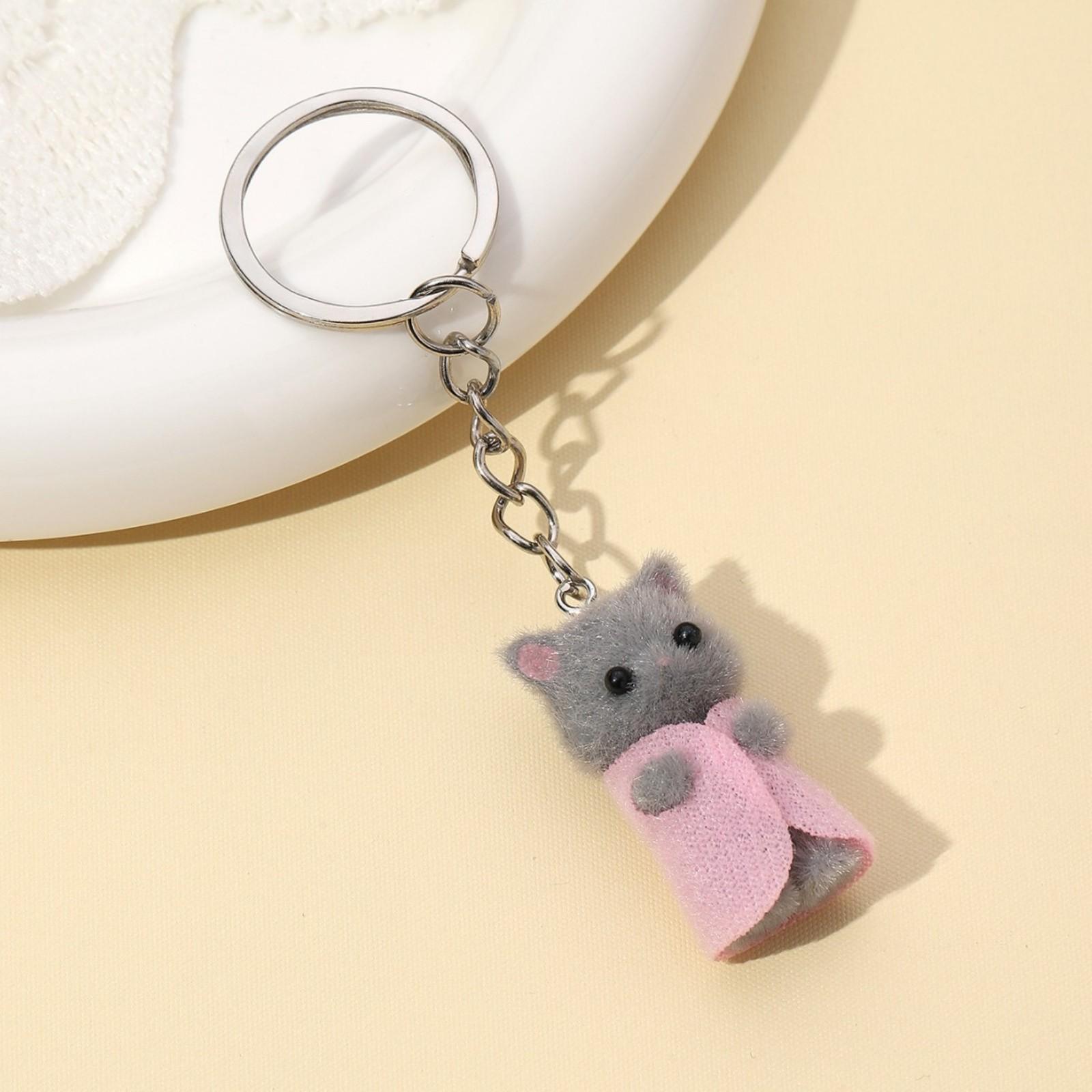 

Милий тривимірний кіт, брелок, кулон із смолою, автомобільний брелок, кулон, сумка, кулон One Size