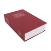 Book Safe Small Diversion Book Safe Storage Lock Box Money Coins Cards Hiding Box with Combination Lock Red