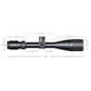 SwampDeer 4-16x44 AOE Riflescope with 2-Color Illumination, Variable Magnification, and 20mm High Mount Ring
