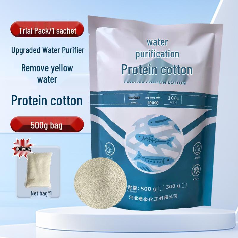 Protein Cotton Water Purifier Balls for Aquarium: Remove Yellow Water & Odors