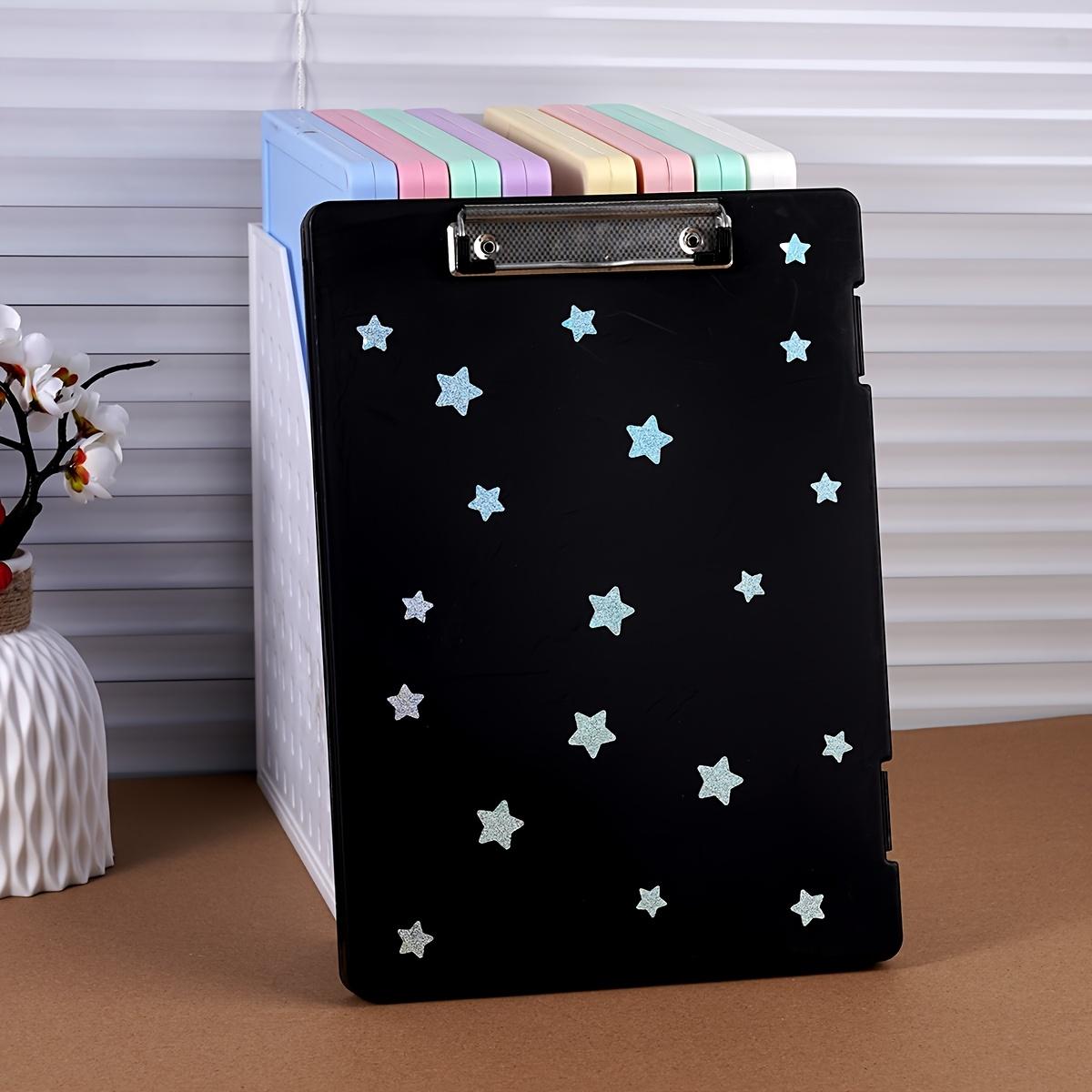 Clipboard with Storage Multifunctional 1 Layer Plastic Clipboard Storage Box College Student Storage Clip Board A4 File Box чёрный