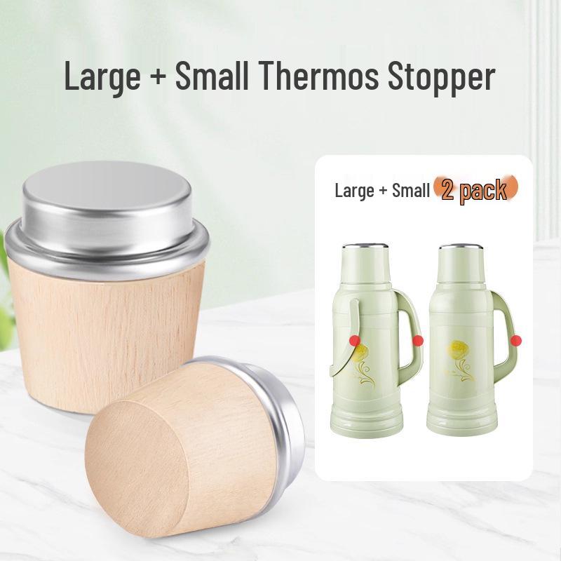 Winter Wooden Insulated Leak-Proof Bottle Stopper