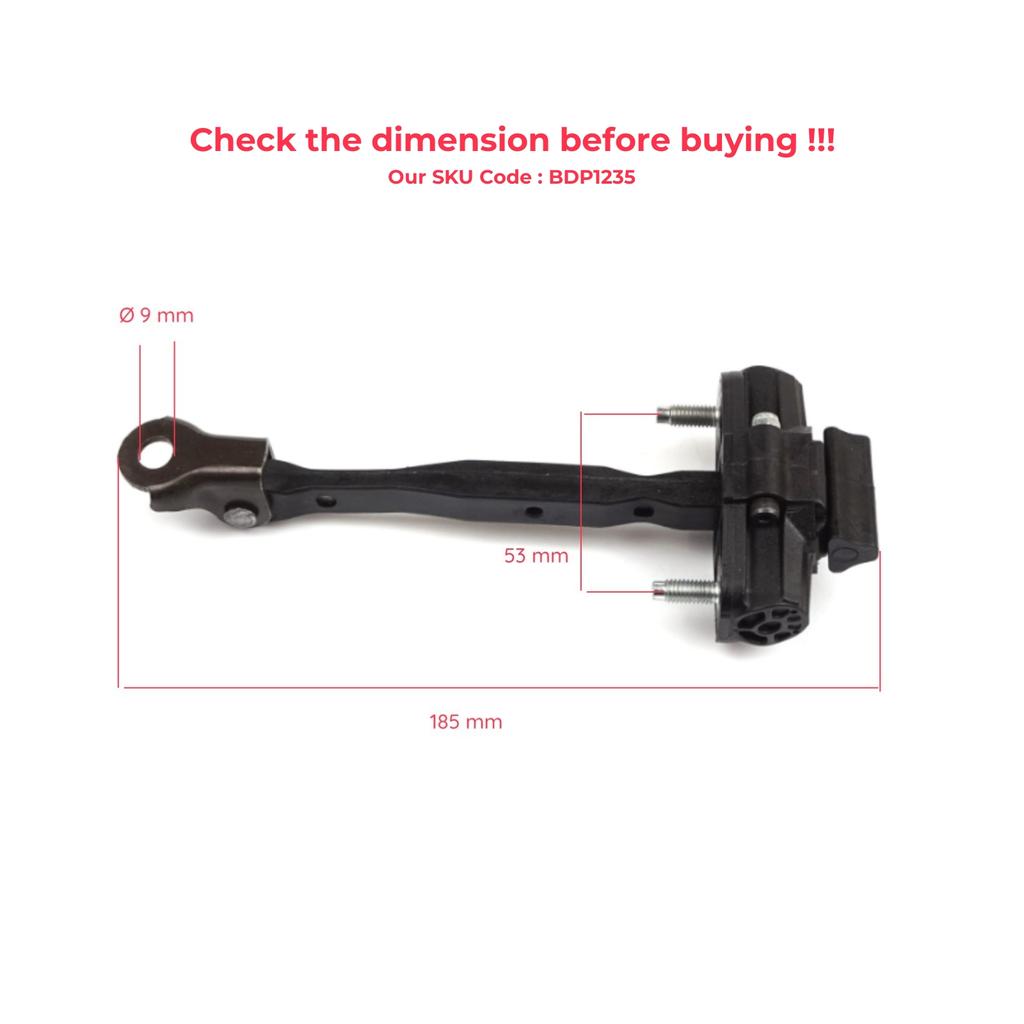 EDP1235 Rear Door Hinge Stop Check Strap Limiter 13456270 for Opel Astra K Crossland X