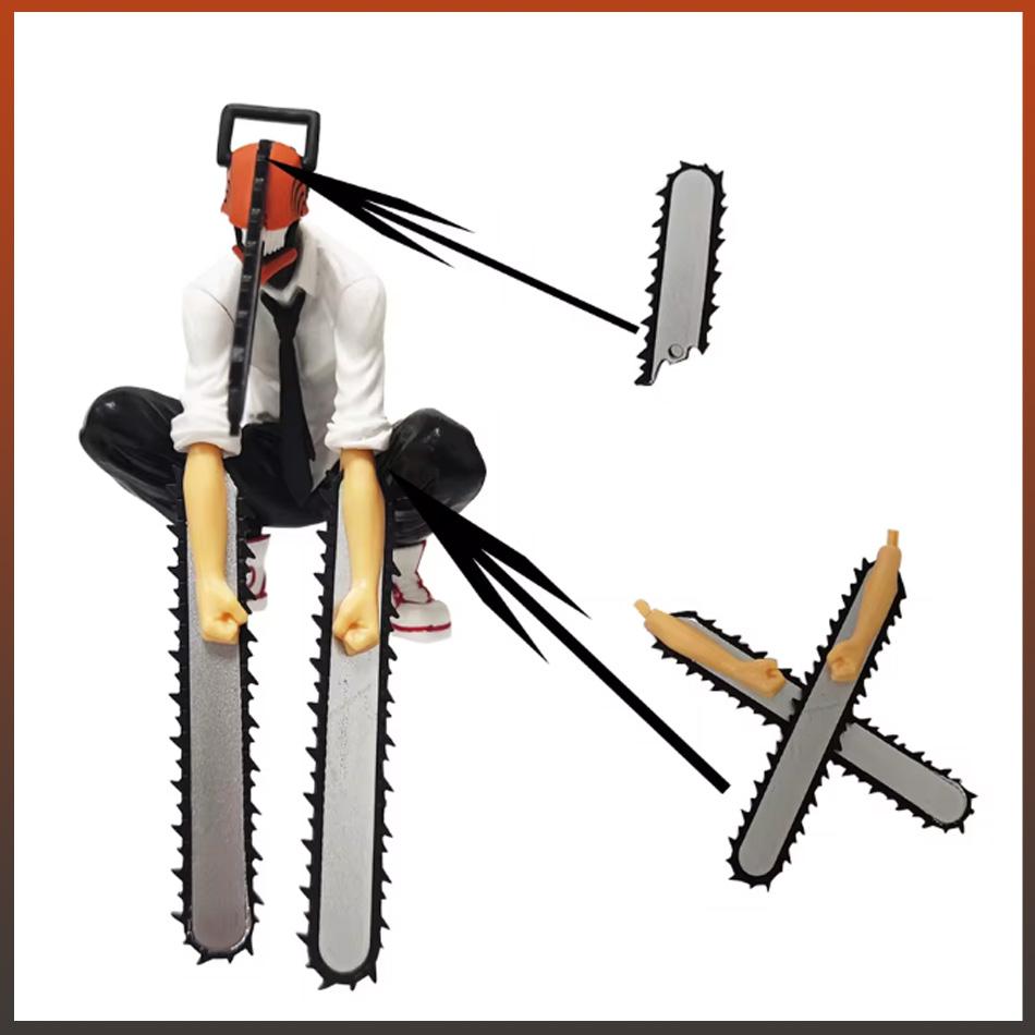 18 cm große Anime-Figur „Power Denji“ aus PVC, Kettensägenmann-Figur, Sammlerstück für Erwachsene, Puppenspielzeug